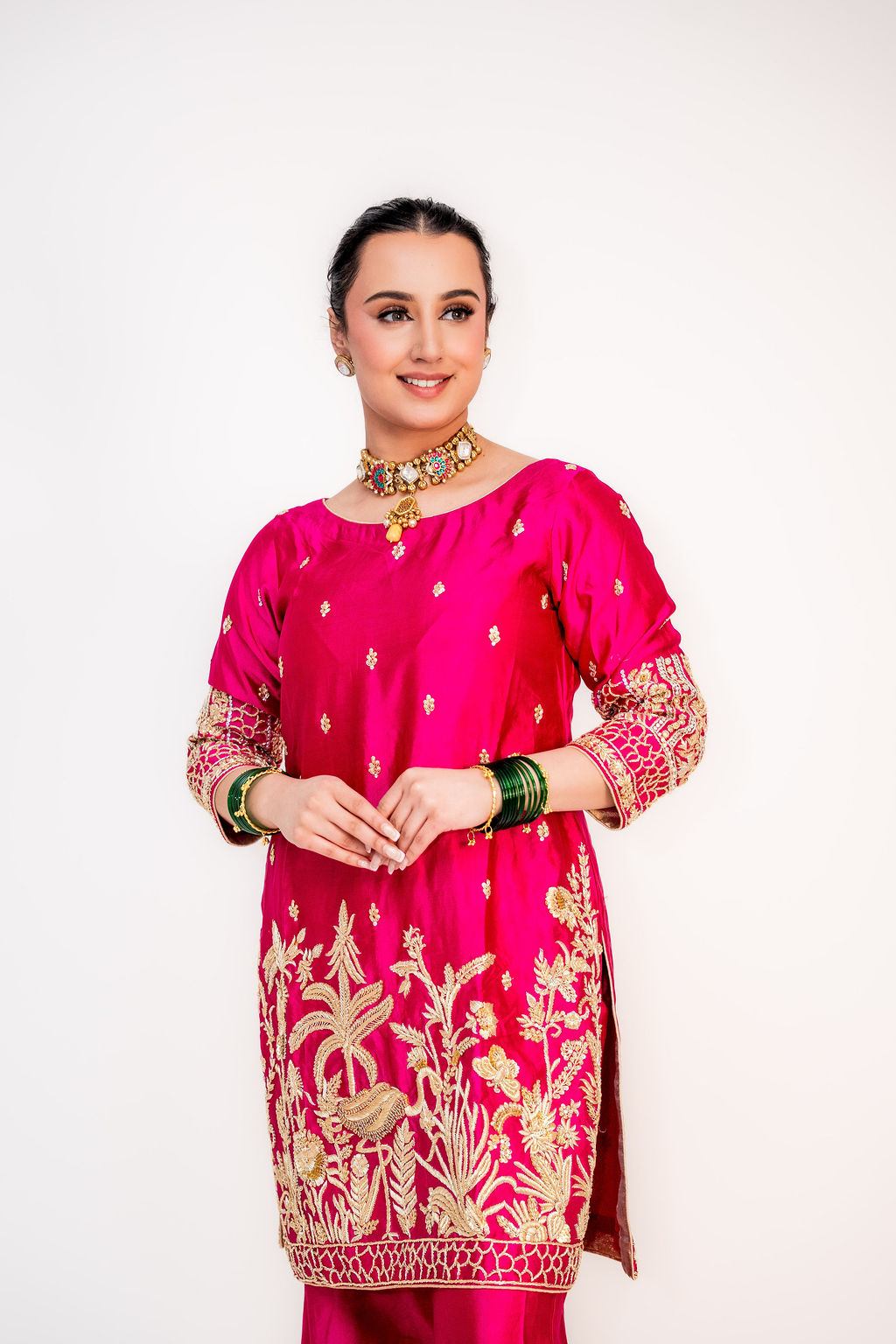 Gul-e-Gulabi (ਗੁਲ-ਏ-ਗੁਲਾਬੀ | گلِ گلابی)-Blush Blossom (Image - 1)