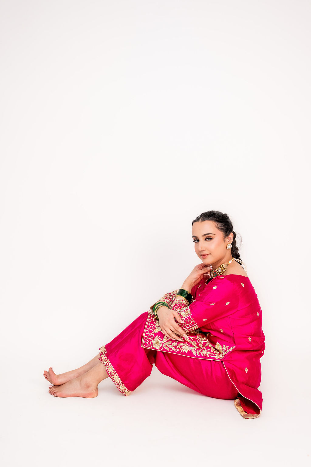 Gul-e-Gulabi (ਗੁਲ-ਏ-ਗੁਲਾਬੀ | گلِ گلابی)-Blush Blossom (Image - 1)